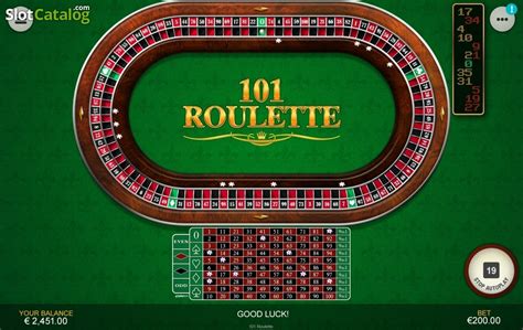 101 Roulette Slot Gratis