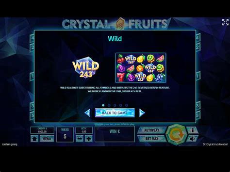 243 Crystal Fruits Reversed Betway