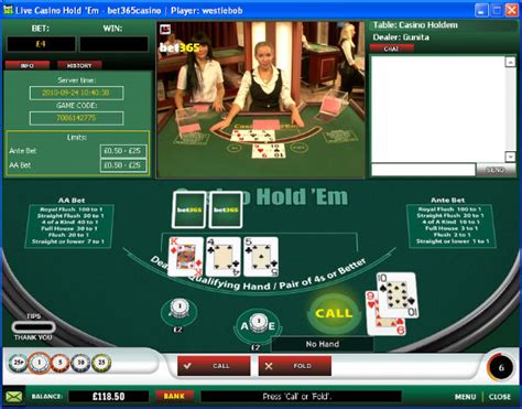 3 Hand Casino Holdem Bet365