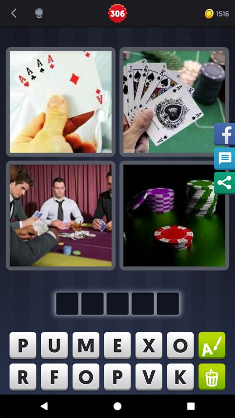 4 Pics 1 Word De Poker