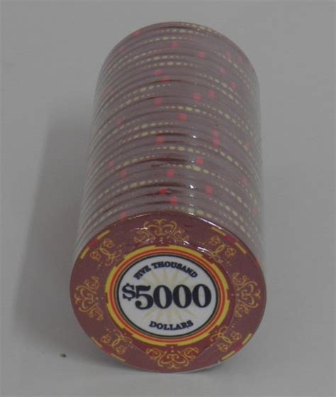 5000 Plastico Fichas De Poker