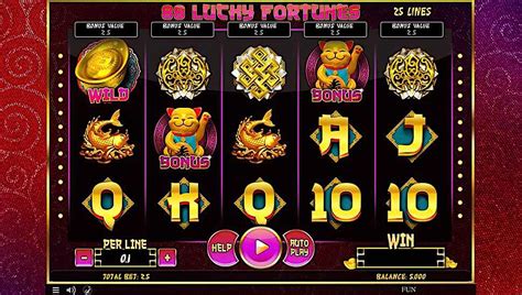 88 Lucky Fortunes Slot Gratis