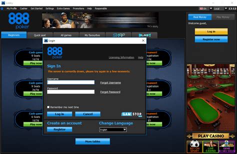 888 Poker Australia Login