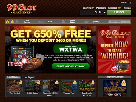 99 Slots Casino Bonus Code