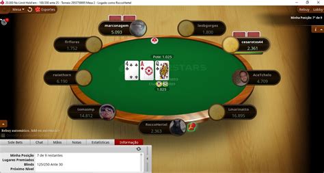 A Pokerstars Amigos Mesma Tabela