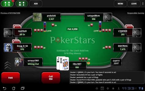 A Pokerstars App Para Android