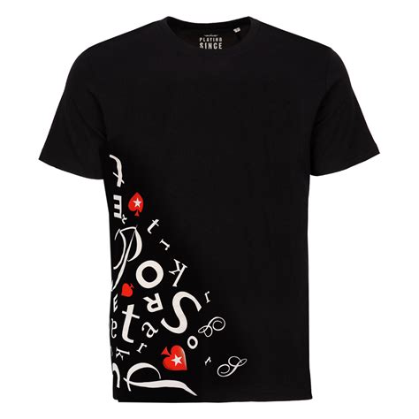 A Pokerstars Chip Preto T Shirt