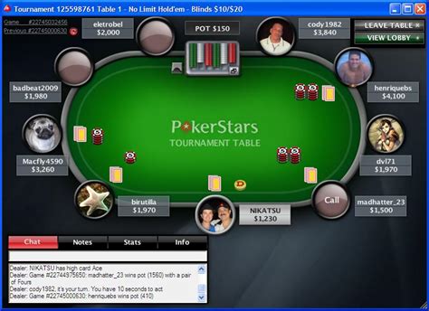 A Pokerstars Informationsaustausch