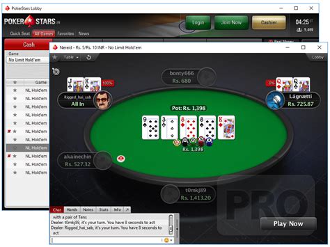 A Pokerstars Na India