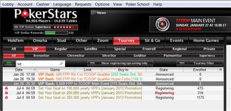 A Pokerstars Vpp Alteracoes