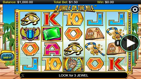 A While On The Nile Slot Gratis