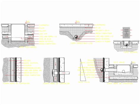 Aco Slot De Drenagem Cad Detalhes