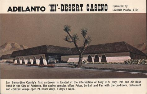 Adelanto Deserto Do Casino