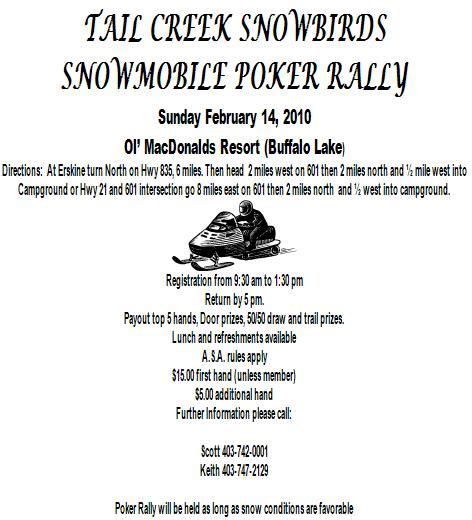 Alberta Snowmobile Poker Comicios