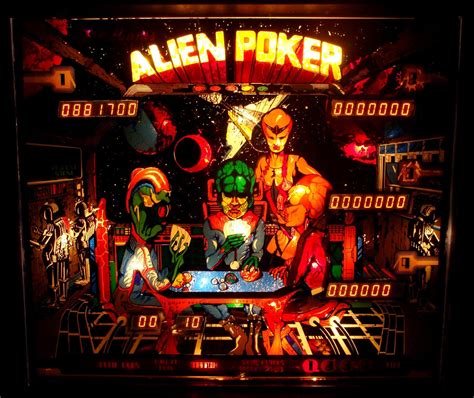 Alien Poker Backglass De Digitalizacao