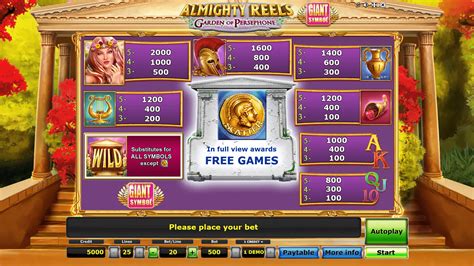 Almighty Reels Garden Of Persephone Slot Gratis