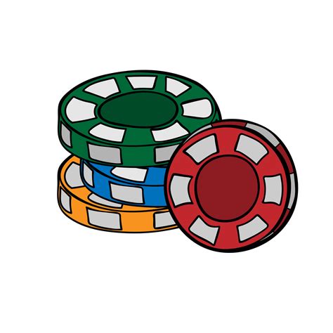 Animado Fichas De Poker Do Clipart