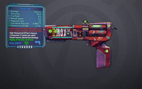 Arma De Slots De Borderlands Pre Sequela