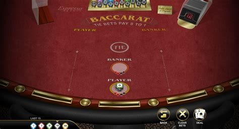 Baccarat Espresso Bwin