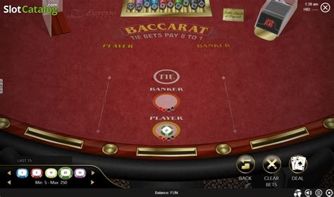 Baccarat Espresso Slot - Play Online