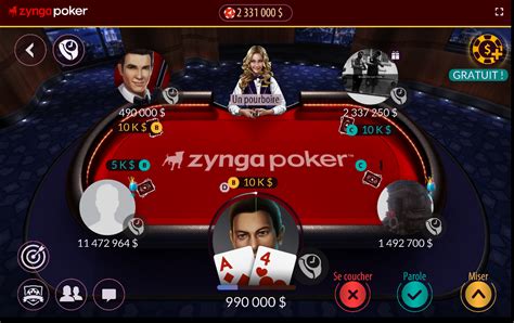 Barre De Jeu Zynga Poker