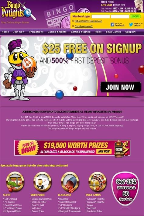 Bingo Knights Casino Mobile