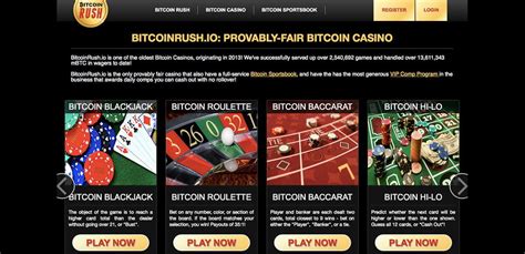 Bitcoinrush Io Casino Aplicacao