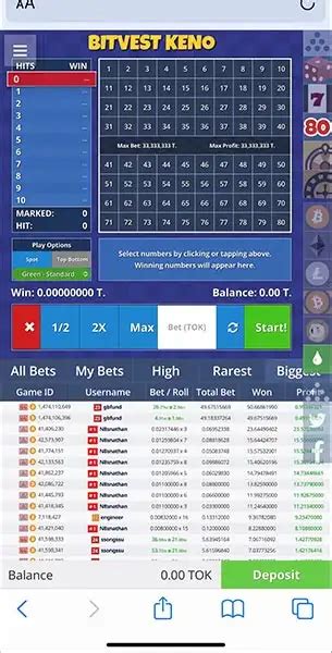 Bitvest Casino Mobile