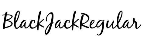 Blackjack Regular Fonte Mac