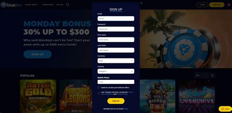 Blueleo Casino Login