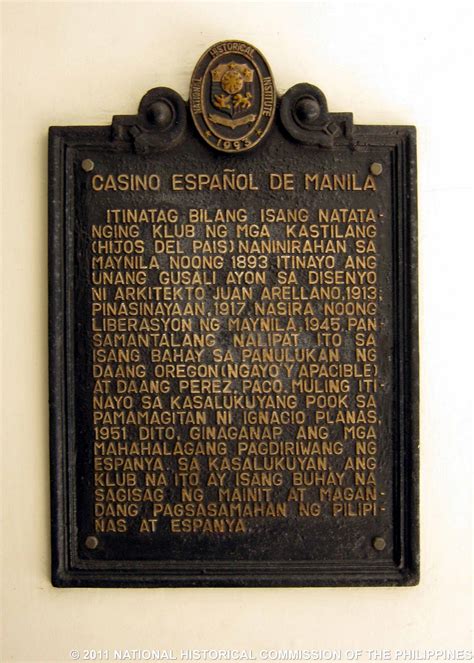Casino Espanol De Manila Kalaw