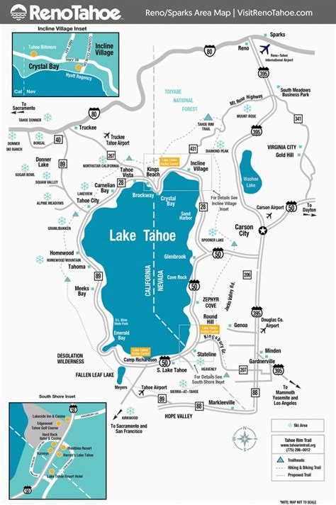 Casinos Lake Tahoe Mapa