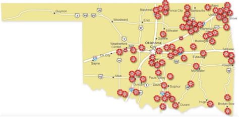 Casinos Oklahoma Mapa