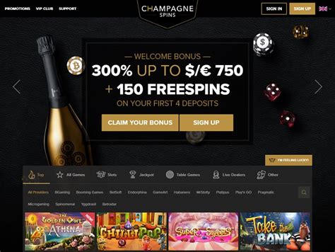 Champagne Spins Casino Login