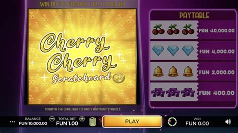 Cherry Cherry Scratchcard Review 2024