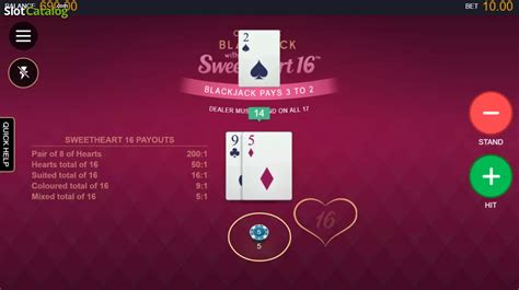 Classic Blackjack With Sweetheart 16 Novibet