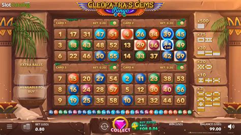 Cleopatra S Gems Bingo Slot Gratis