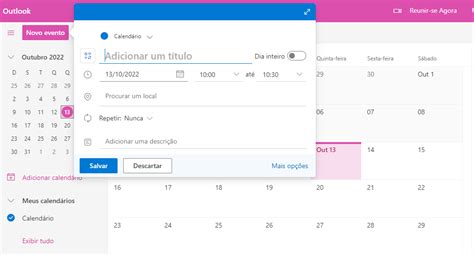 Compromisso De Calendario Do Outlook Slots