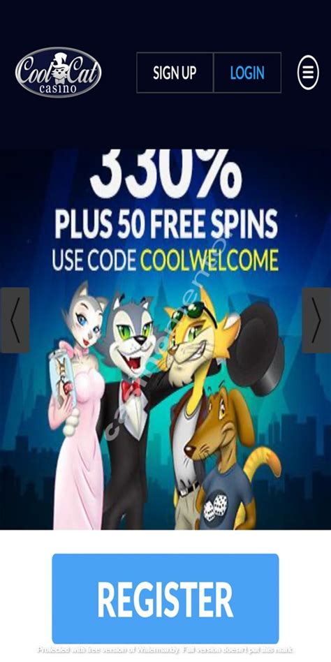 Cool Cat Casino Movel Login