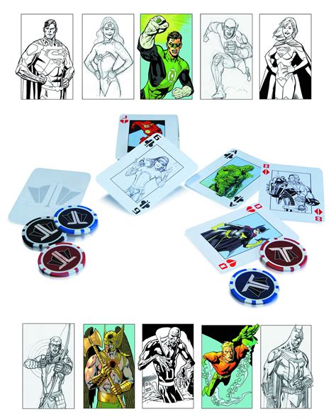 Dc Comics Fichas De Poker