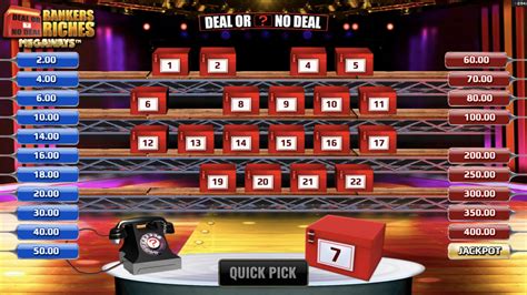 Deal Or No Deal Bankers Riches Megaways Sportingbet