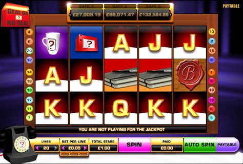 Deal Or No Deal Slot Gratis