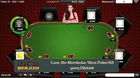 Dicas Jitu Principal Poker88