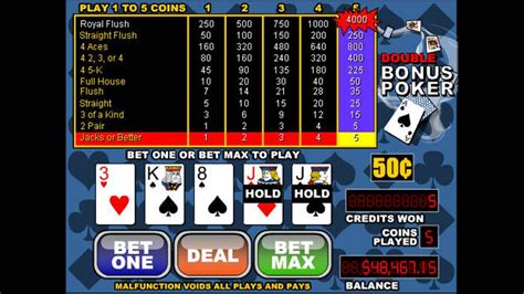 Double Bonus Poker 2 Parimatch