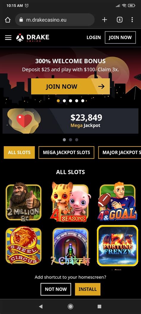 Drake Casino Mobile App