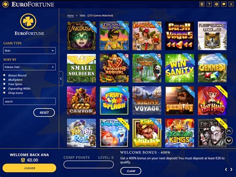 Eurofortune Online Casino Paraguay