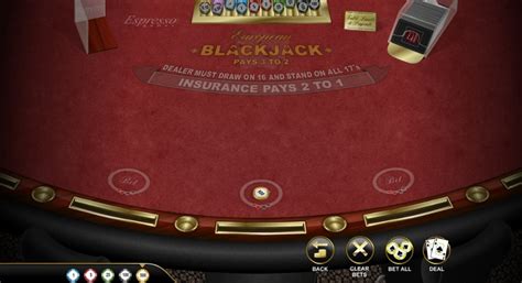 European Blackjack Espresso Betsson