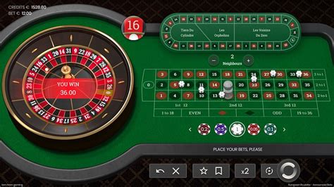 European Roulette Annouced Bets Bodog