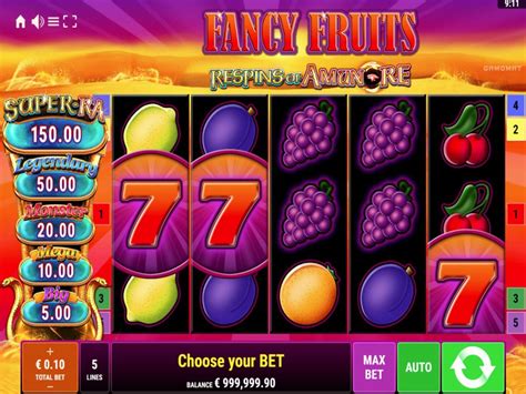 Fancy Fruits Respins Of Amun Re Blaze