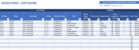 Ficha De Inventario De Software